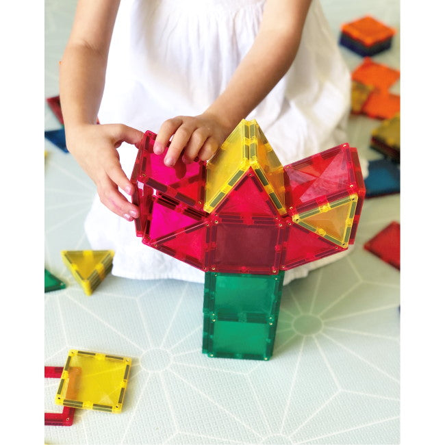 Connetix magnetic building tiles at Milk Tooth flower