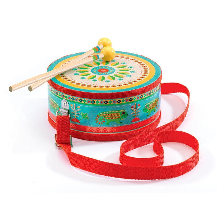Djeco | Animambo Musical Instrument | Marching Drum | Milk Tooth