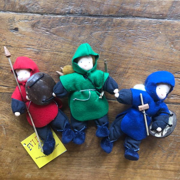 Evi Doll | Knight Set of 3 Dolls