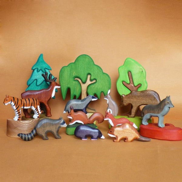 Forest Melody Wooden Animal Toys at Milk Tooth Forest Family