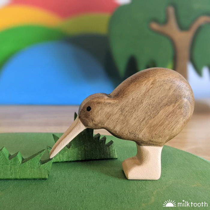 Forest Melody | Wooden Kiwi | Toy NZ Animal Figurine