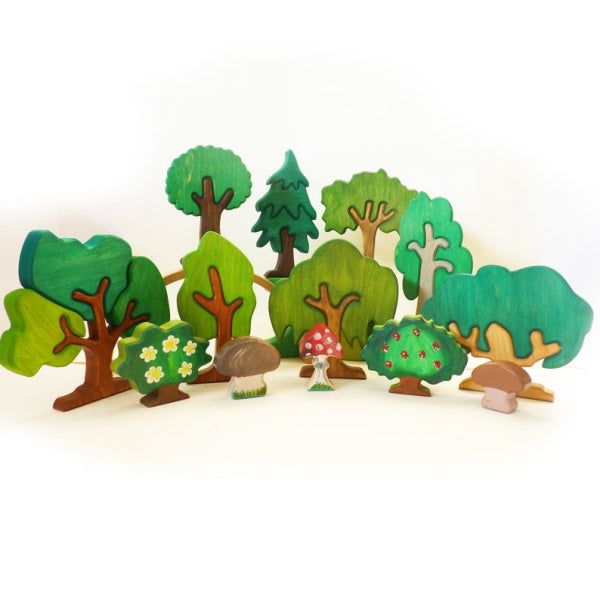 Forest Melody full range of wooden trees and bushes