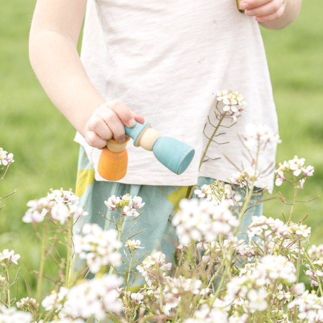 Grapat | 12 Magos Nins | Wooden Toy Wizards