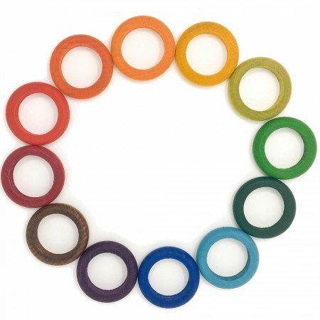 Grapat | 12 RIngs for Calendar | Wooden Toys