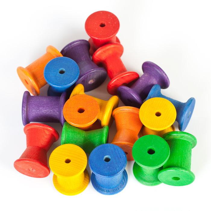 Grapat | Coloured Spools | 18 Pieces