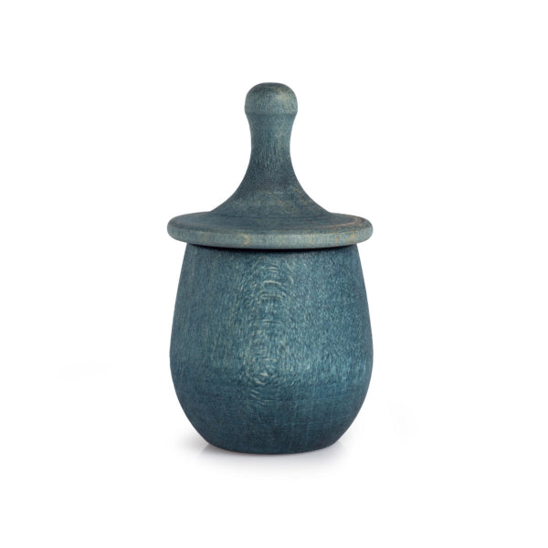 Grapat Little Things Blue wooden toy hidden in wish pot