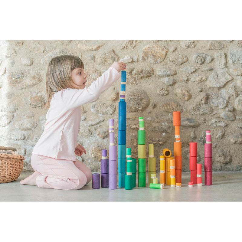 Grapat | Lola | Wooden Toys | Columns &amp; Tubes stacking