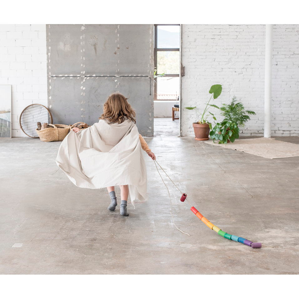 Grapat | Lola | Wooden Toys | Columns &amp; Tubes threading onto string