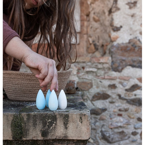 Grapat | Mandala | Blue Snowflakes 36 Pieces