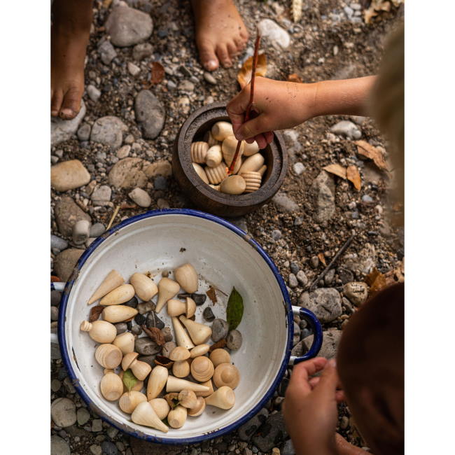 Grapat | Mandala | Natural Assorted 120 Pieces at Milk Tooth