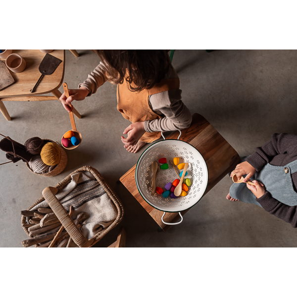 Grapat | Mandala | Rainbow Eggs 36 Pieces wooden toys