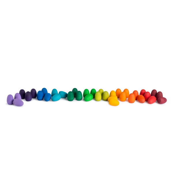 Grapat | Mandala | Rainbow Eggs 36 Pieces wooden toys