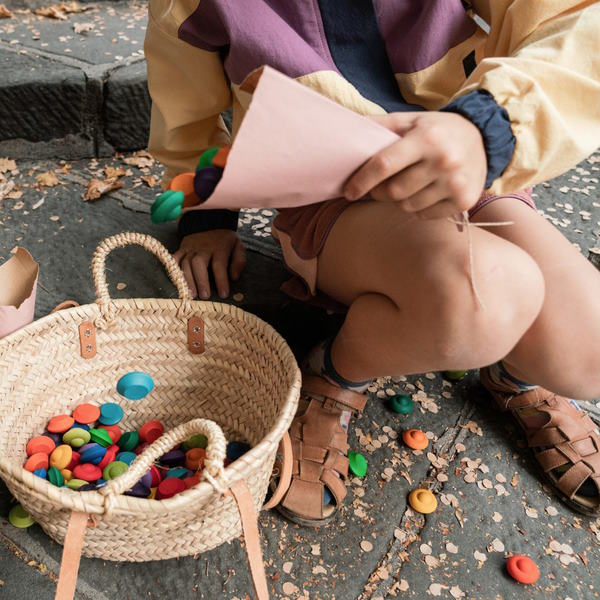 Grapat | Mandala | Rainbow Flowers 36 Pieces at Milk Tooth