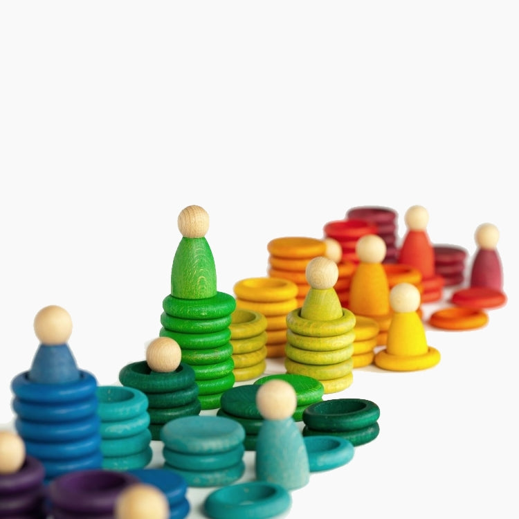 Grapat | Nins Carla | Timber Peg Doll Toy Set