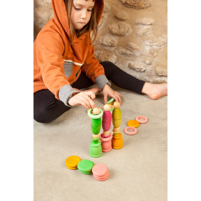 Grapat | Seasons | Spring | Wooden Toys with Nins Rings Coins
