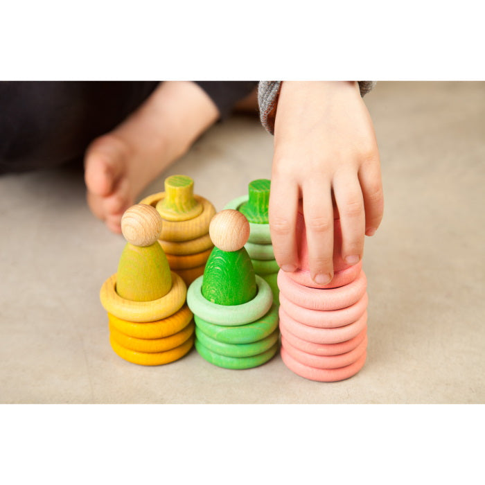 Grapat | Seasons | Spring | Wooden Toys with Nins Rings Coins