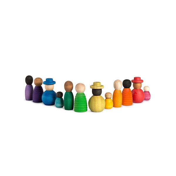 Grapat | Together diverse wooden peg people