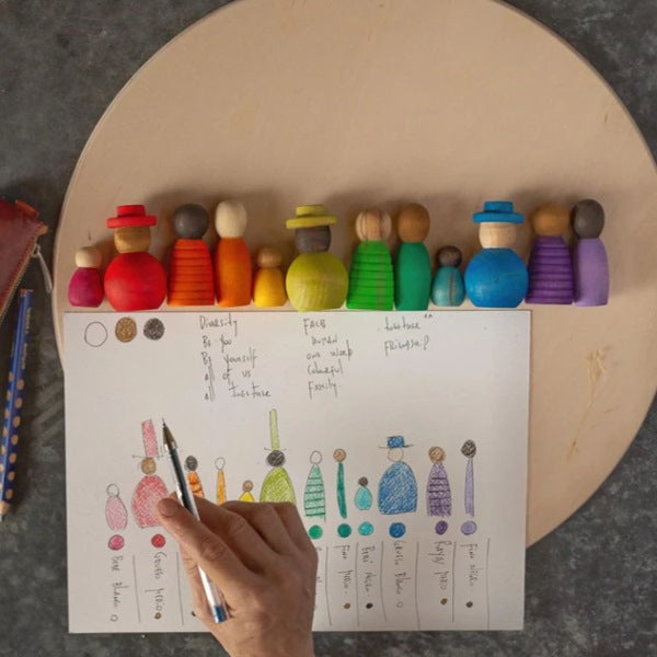 Joguines Grapat Together set - design process