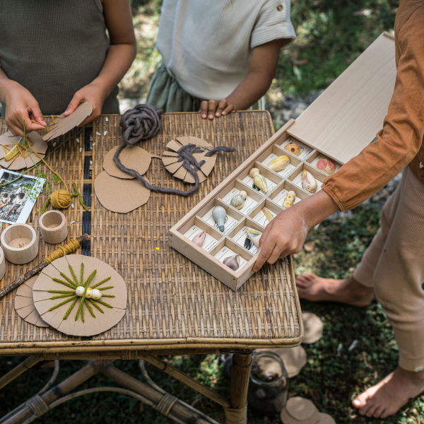 Grapat | Wild set of 12 wooden creatures at Milk Tooth toys