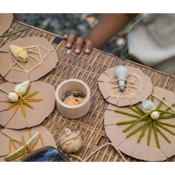 Grapat | Wild set of 12 wooden creatures at Milk Tooth toys