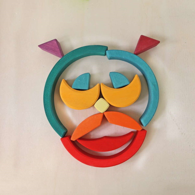 Grimm&#39;s | Arcs in Squares Building Set at Milk Tooth