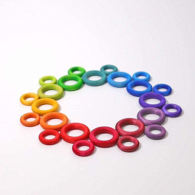 Grimm's | Building Rings | Rainbow