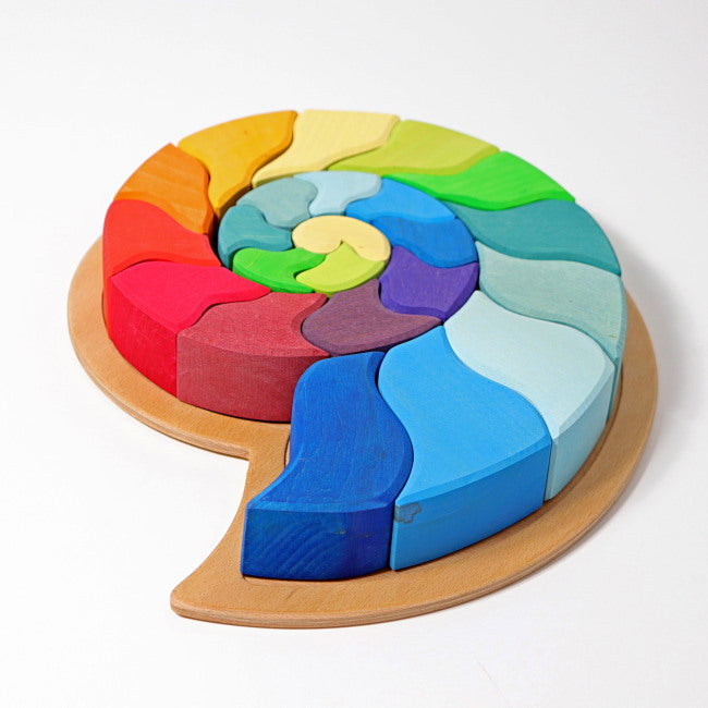 Grimm&#39;s | Ammonite Snail Puzzle &amp; Building Set at Milk Tooth