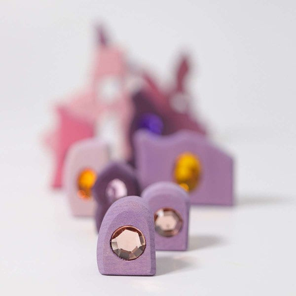 Grimm&#39;s | Building Set | Sparkling Mandala Orient | Wooden Blocks