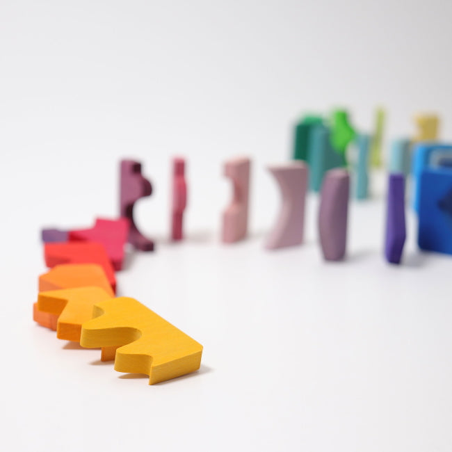 Grimm&#39;s | Concave Finds Convex wooden dominoes blocks at Milk Tooth