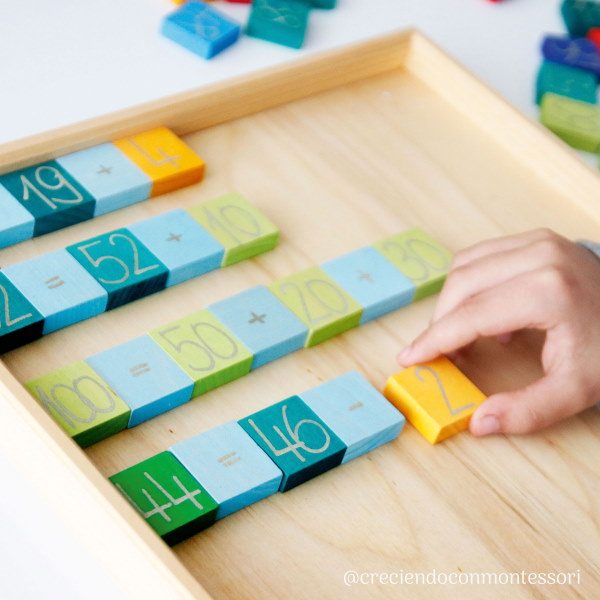 Grimm&#39;s | Counting With Colours maths set of numbered tiles