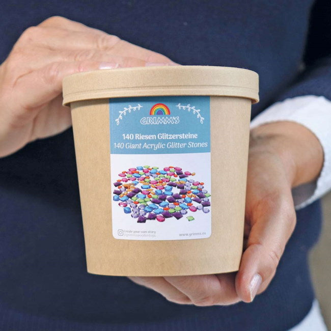 Grimm&#39;s | Glitter Stones Giant | 140 Pieces