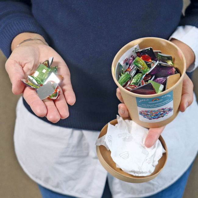 Grimm's | Glitter Stones Giant | 140 Pieces