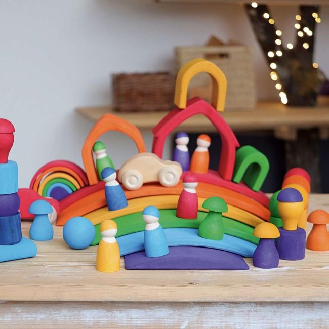 Grimm&#39;s | Rainbow Bridge | Wooden Toy