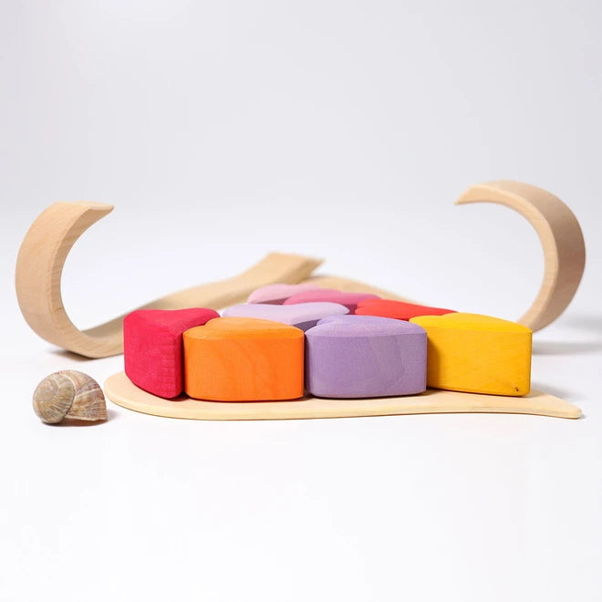 Grimm&#39;s | Red Hearts Building Set