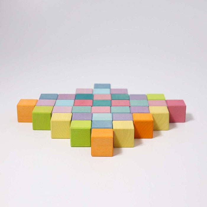 Grimm&#39;s | Square Mosaic | Pastel 36 Blocks