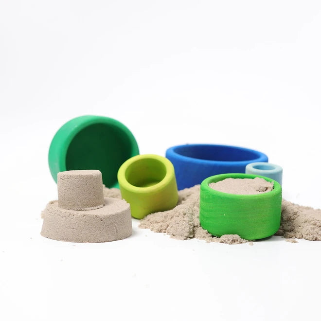 Grimm&#39;s | Coloured Stacking Bowls | Ocean