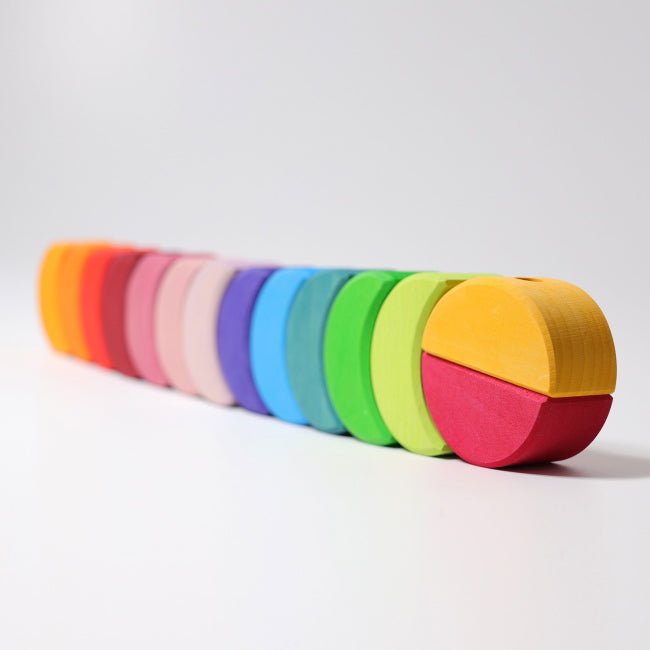 Grimm&#39;s | Stacking Moons wooden toy at Milk Tooth
