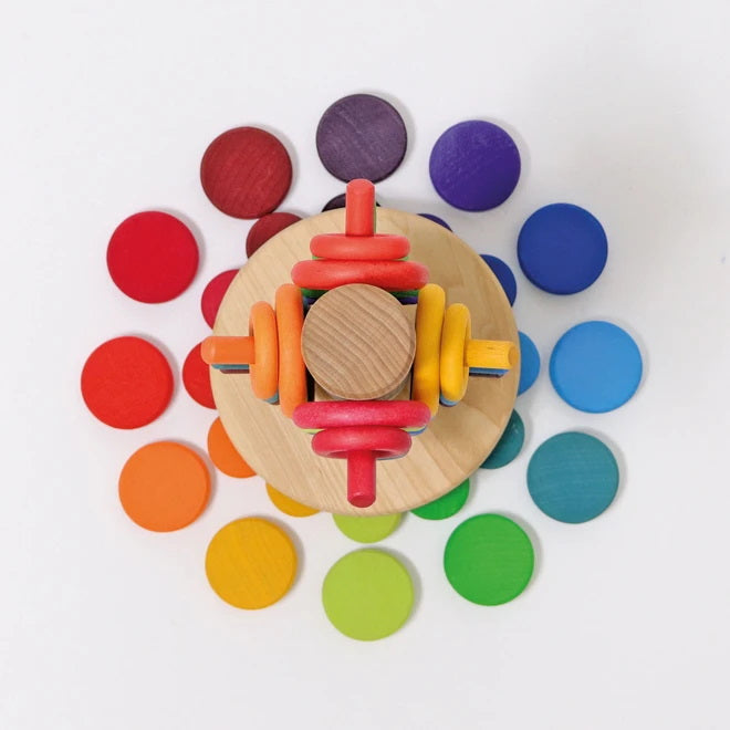 Grimm's | Wooden Rainbow Coins