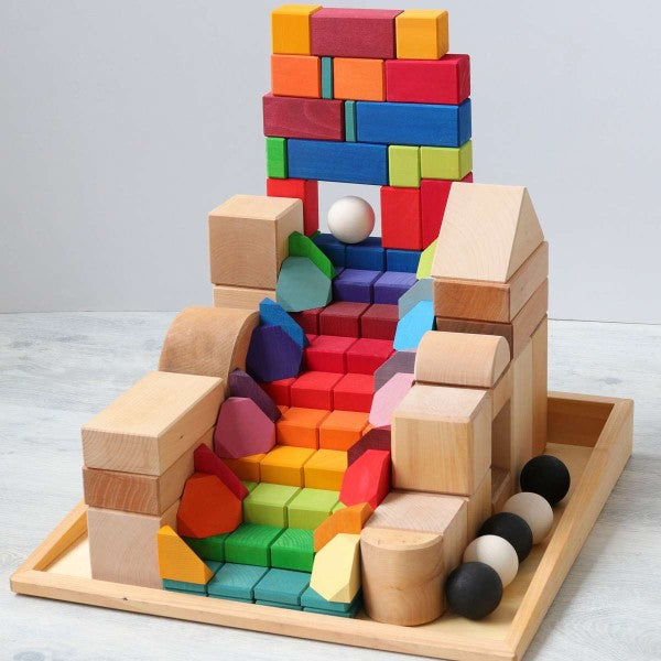 Grimm&#39;s | Building Set | Cornerstones | Wooden Blocks