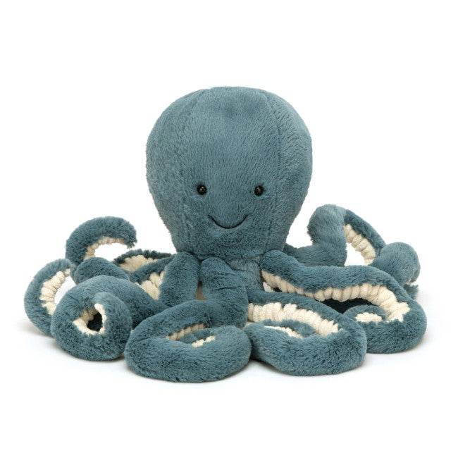 Jellycat | Storm Octopus Small Blue at Milk Tooth