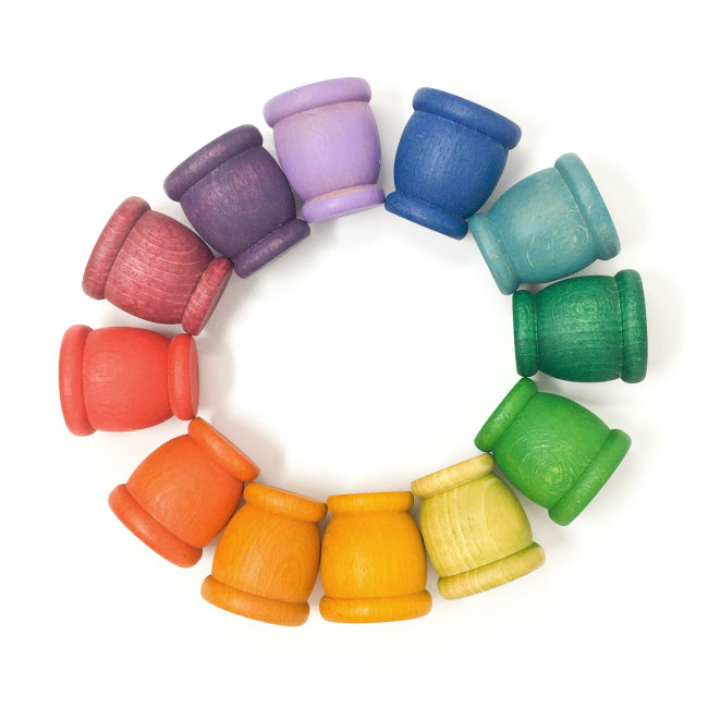 Grapat | 12 Mates | Wooden Toys Cups