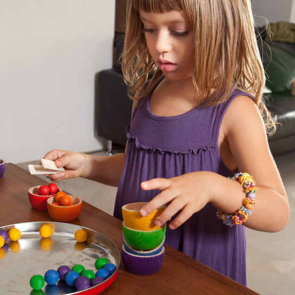 Grapat | Bowls and Marbles | Wooden Toys