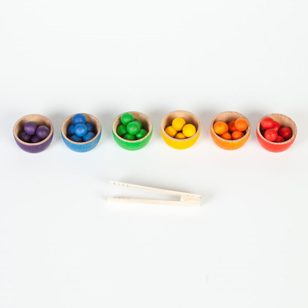 Grapat | Bowls and Marbles | Wooden Toys
