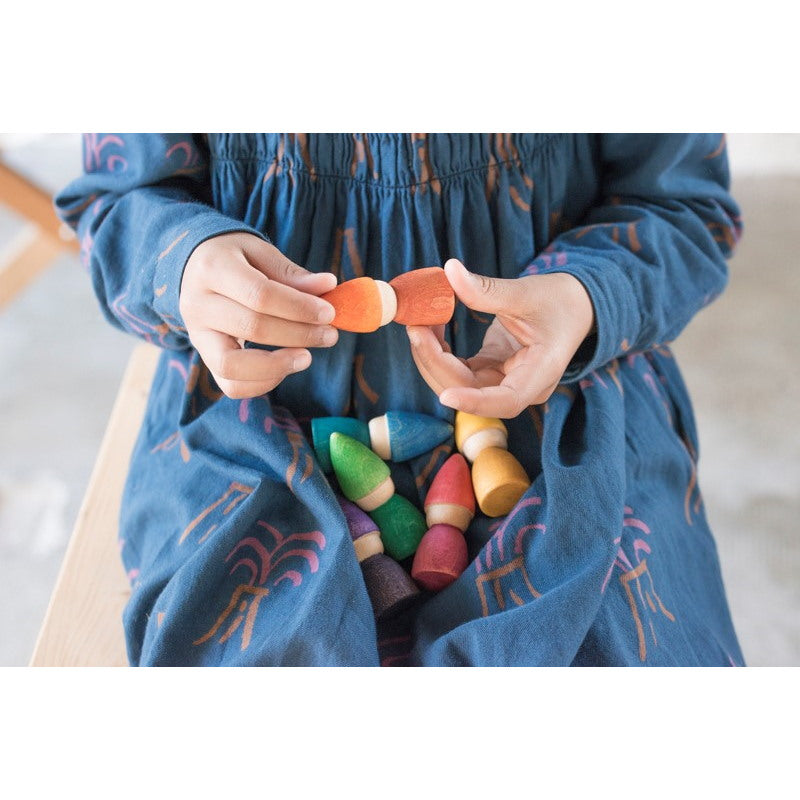 Grapat | Rainbow Tomtens | Nins Peg People Gnomes