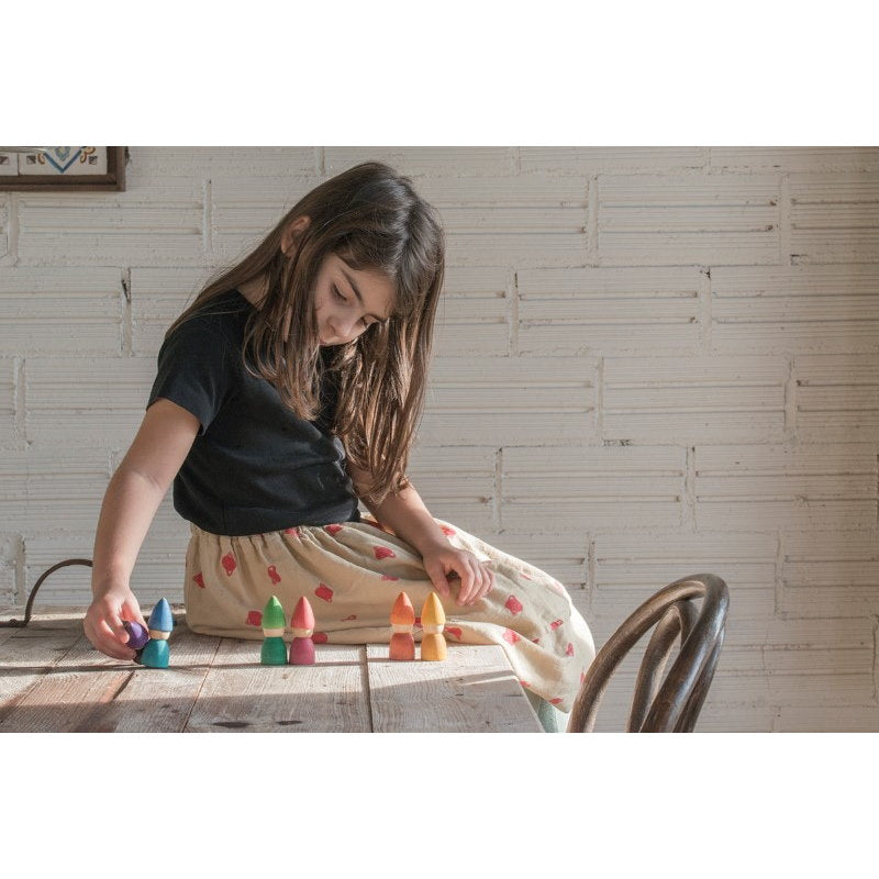 Grapat | Rainbow Tomtens | Nins Peg People Gnomes