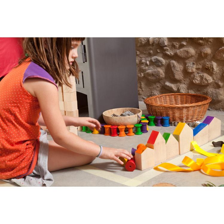 Grapat | 6 Houses | Wooden Toys