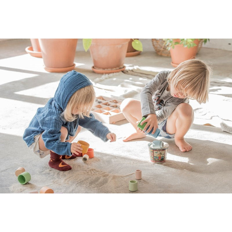 Grapat | Nest Bowls | 24 Pieces | Wooden Nesting Toys