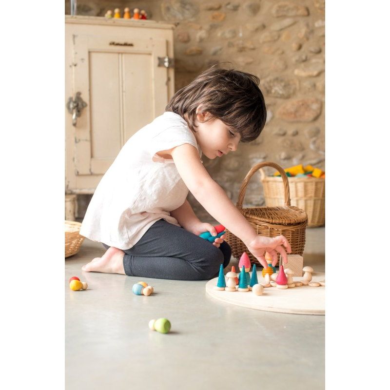 Grapat | Nins Tomten | Wooden Peg People Gnomes