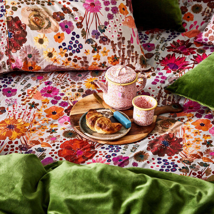 Kip and Co | Fitted Sheet | Queen | Field of Dreams at Milk Tooth