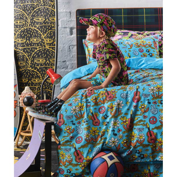 Kip and Co x Lee McConnell | Peace Out Quilt Cover